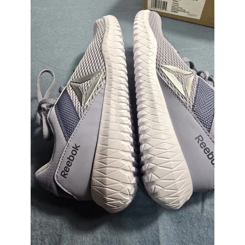 Reebok Flexagon Energy  Womens Size 6 Gray Running Walk Shoes Sneakers DV6053